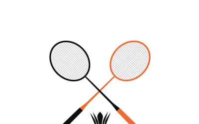 Professional Badminton Championship Logo &amp;amp; Team Branding Kit