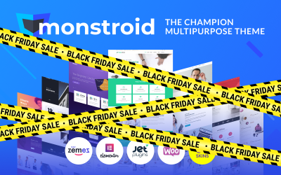Responsywny motyw WordPress Monstroid #55555