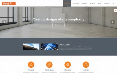 Responsywny szablon Joomla Projektowanie Architektury #55598