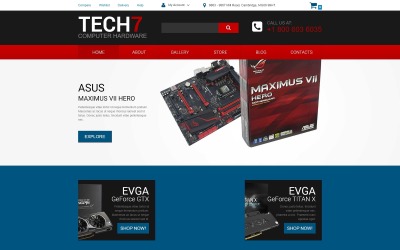 Responzivní WooCommerce motiv "Computer Hardware" #55543
