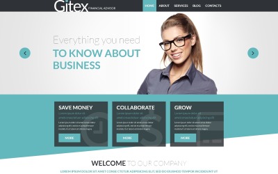 Reszponzív Gitex Joomla Template Joomla sablon 55590