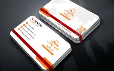Minimal Clean Business Card Template for Professional Use