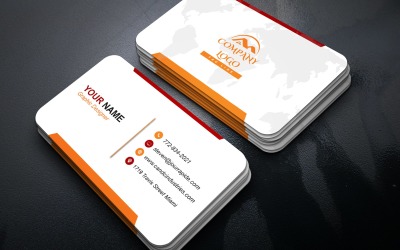 Modern Minimalist Business Card Template for Professionals