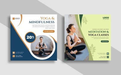 Yoga Fitness Instagram Post Template Ver-3