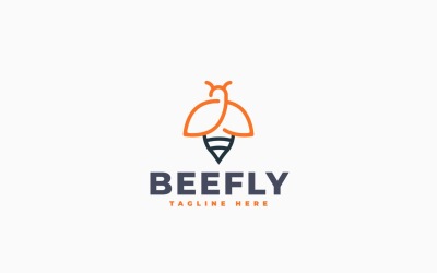 Bee Fly Creative Logo Template Design