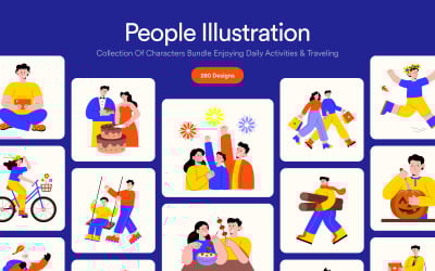 Colorful Life Illustration Collection