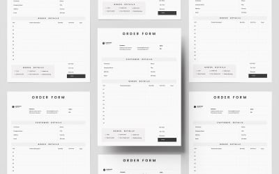 Corporate Order Form Design