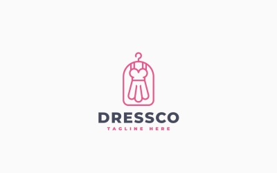 Dress Shop Logo Template Design