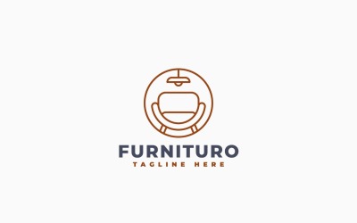 Modern Furniture Logo Template Design