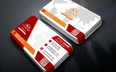 Professional Editable Business Card PSD Template