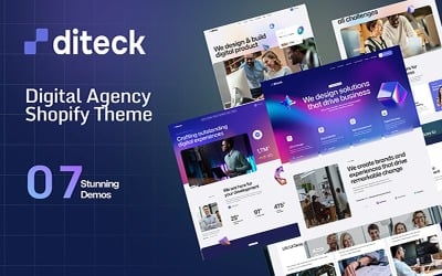 Ap Diteck - Tema Shopify para Serviços Digitais e Design