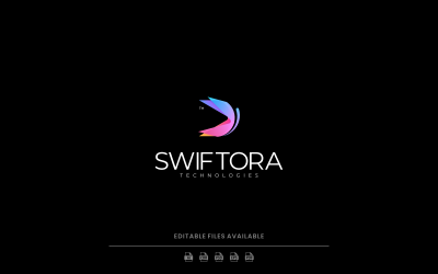 Gradient Modern Swiftora Logo Design