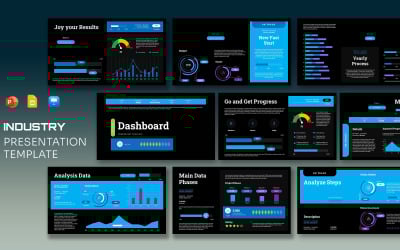 Industry Dashboard Animation Bundle Template