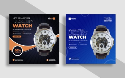 Luxury Watch Brand Instagram Post Template Ver-3