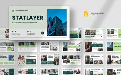 Statlayer - Business Statistic Google Slides Template