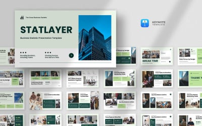 Statlayer - Business Statistic Keynote Template