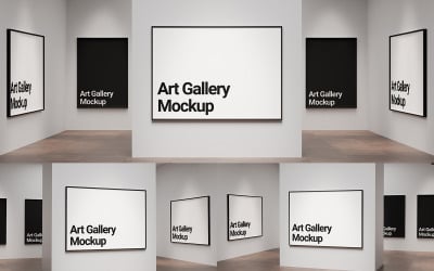 Art Gallery Display Mockup
