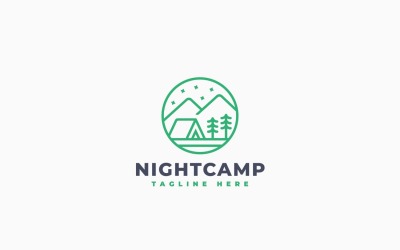 Nattläger-logotypmalldesign