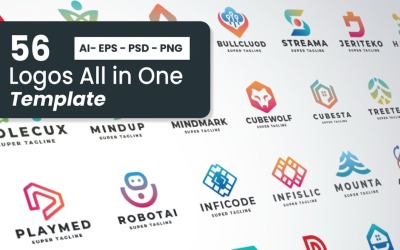 56 Logos All in One Template