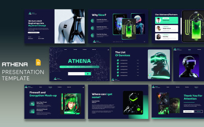 Athena AI Google Slide Presentation Template