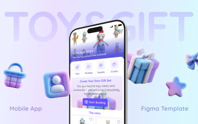 Funville – Toy &amp;amp; Gift Shop Mobile App UI Template