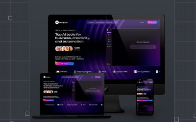 AI Platform – Modern SaaS &amp;amp; Startup Landing Page Template