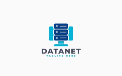 Database Network Logo Template Design