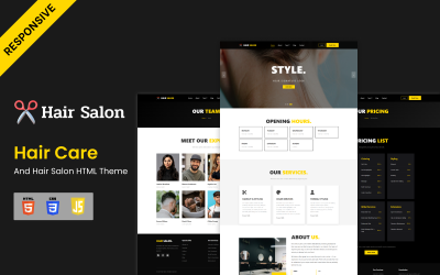 HairLuxe - Hair Care And Hair Salon HTML Theme