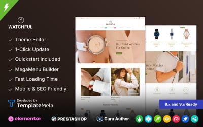Watchful - Luxury Watch Store Prestashop Responsive Theme