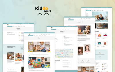 Cuteness Mart - Modèle HTML de jouets pour enfants