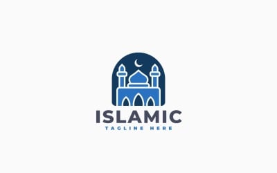 Islamic Mosque Logo Template Design