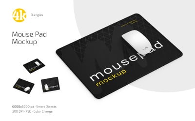 Egérpad makett PSD sablon