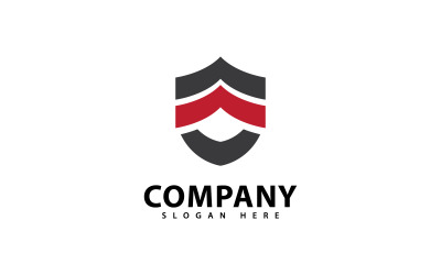 Simple Modern Shield Logo Template Illustration Design V4