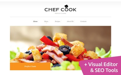 Modèle de site Web Chef MotoCMS