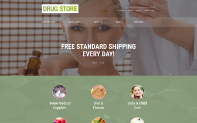 Responsive Drug Store Prestashop #55623