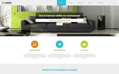 Responsywny szablon Joomla Justine #55609