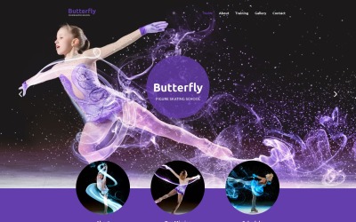 Skating Moto CMS HTML Template