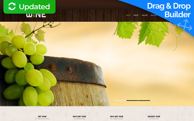 Wine Responsive Moto CMS 3 Template