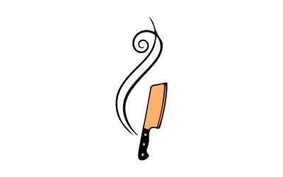 Logos artistiques et élégants sur l&amp;#39;alimentation : illustrations vectorielles d&amp;#39;aliments et d&amp;#39;ustensiles de cuisine pour le branding