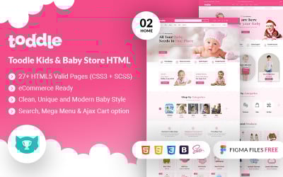 Toddle - Kids eCommerce HTML Template