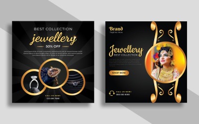 Modèle de publication Instagram pour la vente de bijoux (Version 4)