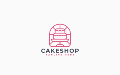 Cake Shop Logo Template Design