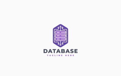 Database Server Logo Template Design