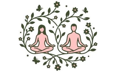 Icône de marque de studio de méditation