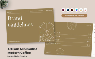 Coffee Artisan Minimal Brand Guideline