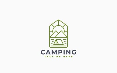 Дизайн шаблону логотипу Wild Camp
