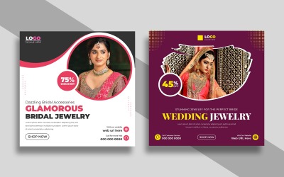 Modèle de publication Instagram pour la vente de bijoux, version 12