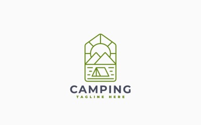 Návrh šablony loga Wild Camp