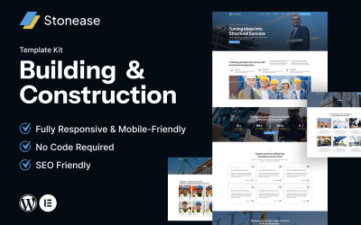 Stonease – 建筑施工服务 Elementor 模板套件