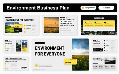 Environment Business Plan Google Slide Template